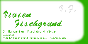 vivien fischgrund business card